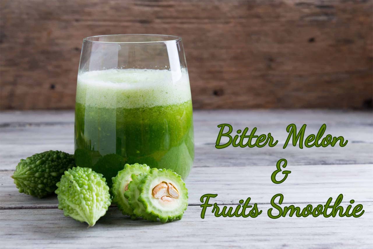 Bitter Melon And Fruits Smoothie